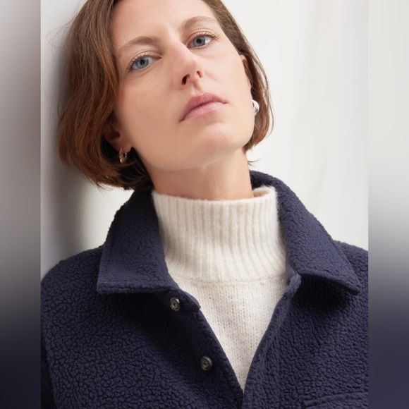NWT Everlane The ReNew Fleece Everyone Overshirt - Picture 3 of 15